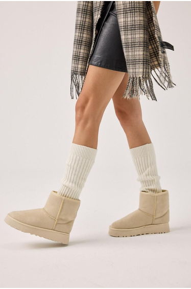 Beige Women's Boots
