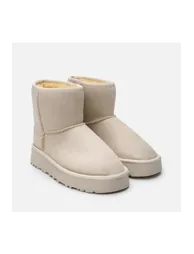 بوت بيج بطول الكاحل بفرو - 3