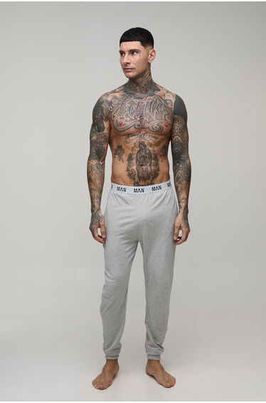 Tall MAN Loungewear Cuffed Jogger - grey