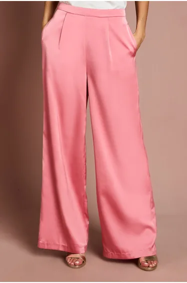 Satin Flare Trouser