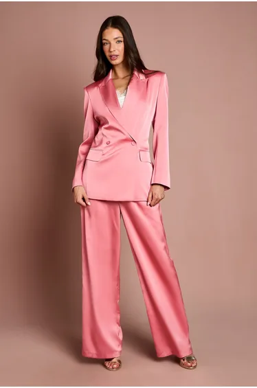 Satin Flare Trouser
