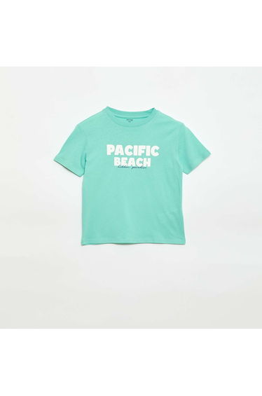 Printed Short-Sleeved T-Shirt GREEN