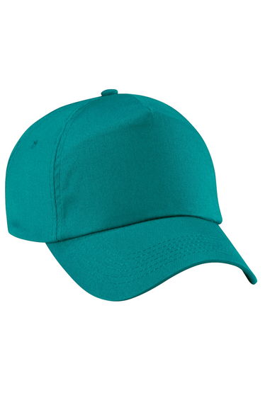 Beechfield Unisex Plain Original 5 Panel Baseball Cap - Emerald