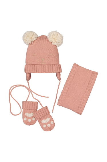 Beanie - Snood - Mittens Set