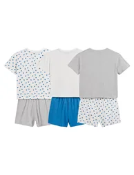 Pack of 3 Short Pyjamas in Cotton - 2