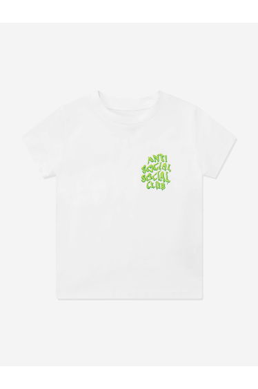 Anti Social Social Club Kids Melt Away T-Shirt in White