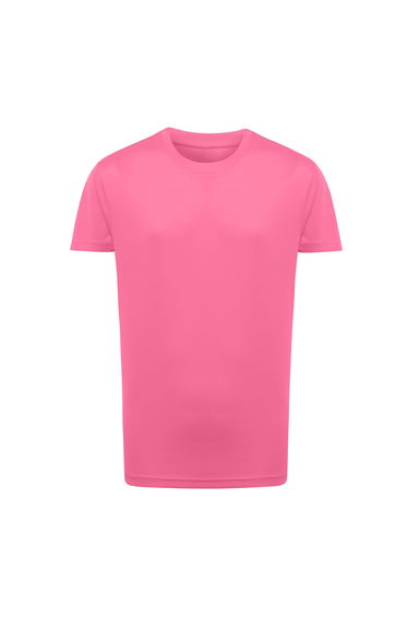 TriDri Unisex Childrens/Kids Performance T-Shirt - Lightning Pink