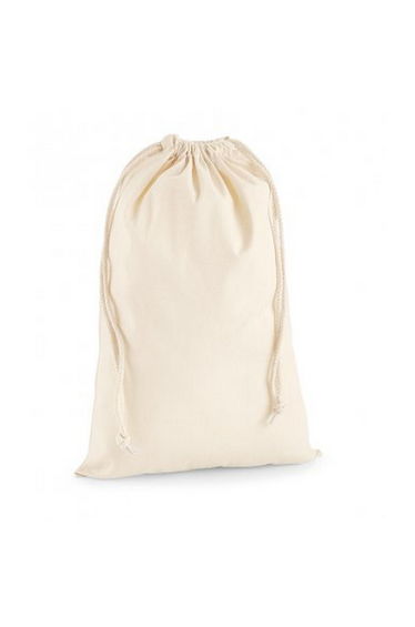 Westford Mill Premium Cotton Stuff Bag - Natural