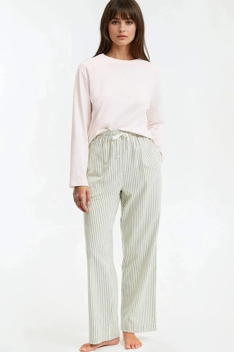 بنطلون بيجاما فانيلا