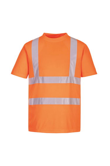 Portwest Mens Eco Hi-Vis T-Shirt - Orange