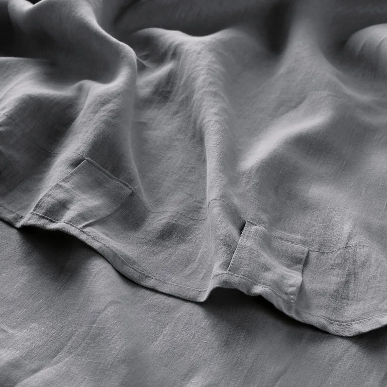 Onega Single Washed Linen Curtain with Concealed Tabs - 6