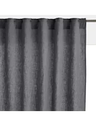 Onega Single Washed Linen Curtain with Concealed Tabs - 1