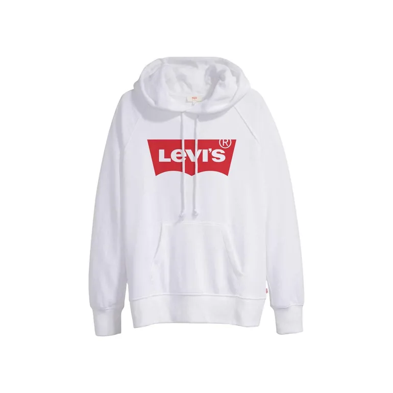 Women's Levis Graphic Standard Hoodie in White - 2