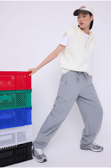 Ecru Soft Texture Knit Sweater