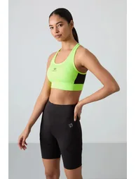 TOMMY Fitted Sleeveless Crop Sports Top - 1
