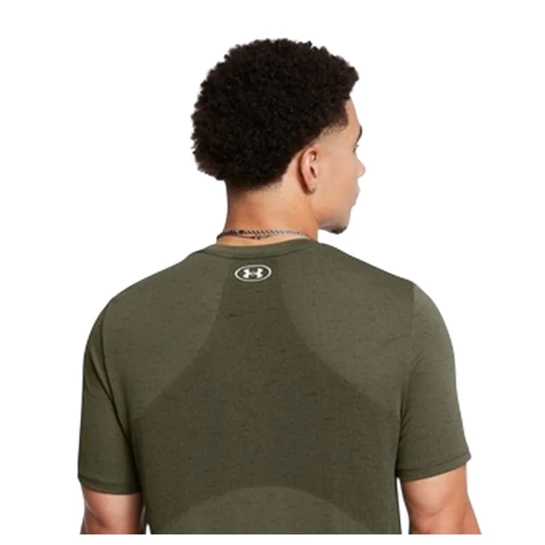 Under Armour Mens Vanish Seamless T-Shirt - Marine OD Green - 1