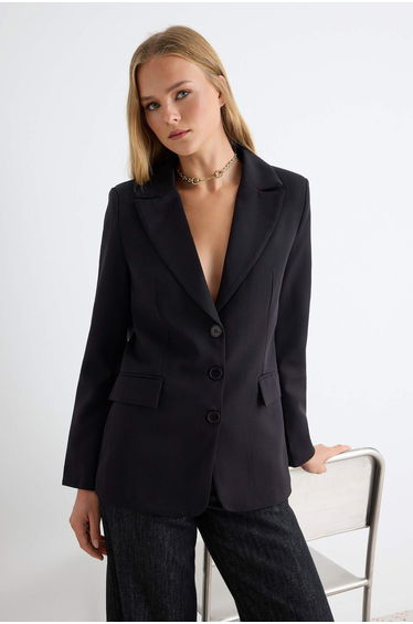 Blazer - Black - Regular fit product thumbnail 2