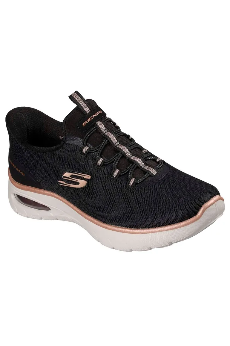 Skech-Air Summits Mesh Bungee Slip-Ins Trainers - Black - 2