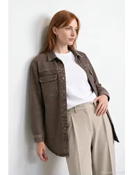 DILVIN Women's Cotton Shirt - 2