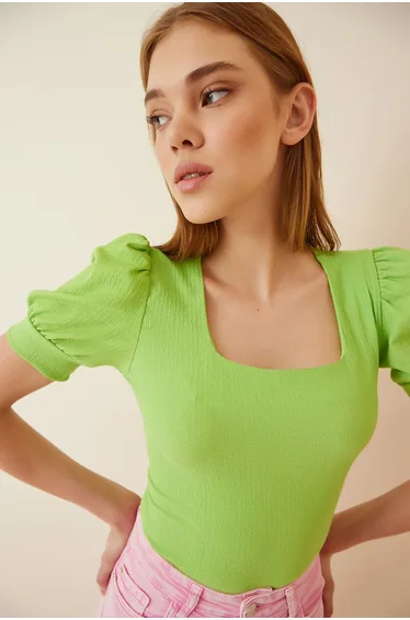 Blouse - Navy blue - Fitted