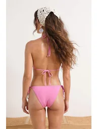 Pink*St Flat Balconette Brief Super High Waist Throw Cap Bikini Set - 3
