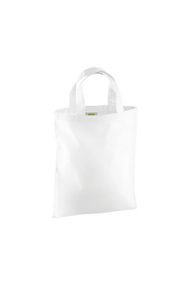 Westford Mill Mini Reusable Tote Bag - White