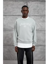 NOMARC Oversized Crew Neck Printed Sweatshirt - 4