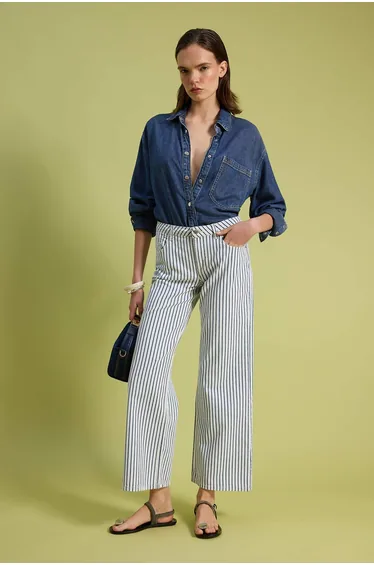 Multi-Colored High Waist Jeans