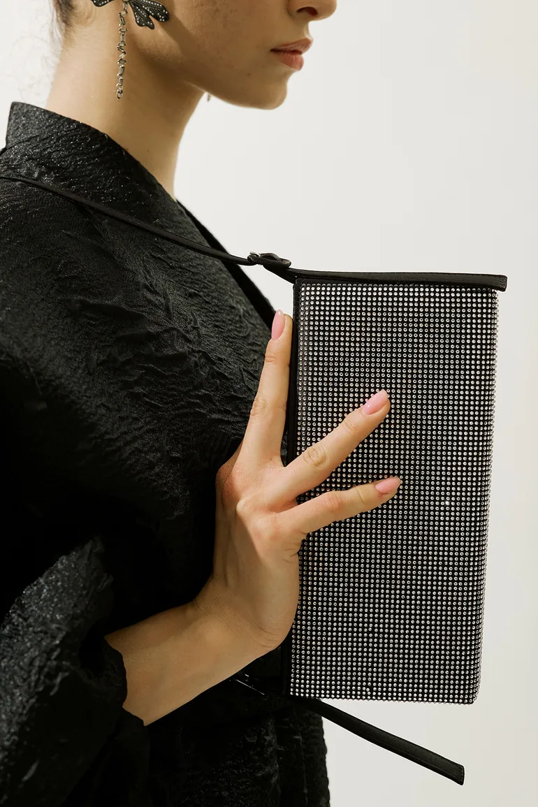 STONE BOUGHT EVENING DRESS BAG - 1