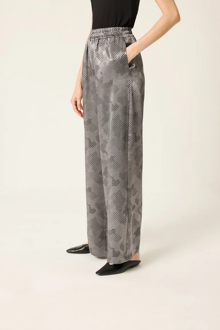 JAKAR-PRINTED KIMONO PANTS SET - 2
