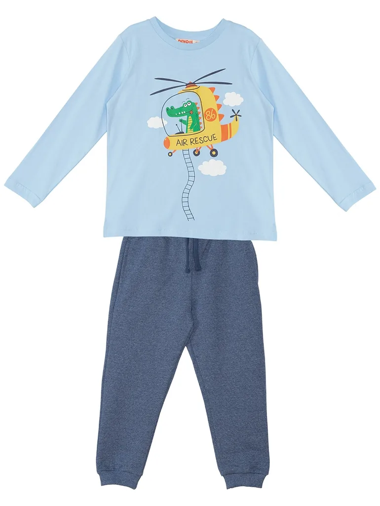 Helicopter Boys T-shirt Trousers Set - 4