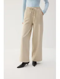 PALAZZO PANTS WITH AN ELASTIC WAISTBAND - 2