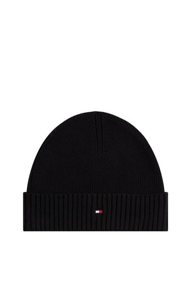 Th Flag Pima Cotton Beanie Black