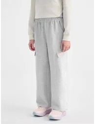 Girls' Heart Pocket Wide Leg Pants - 1