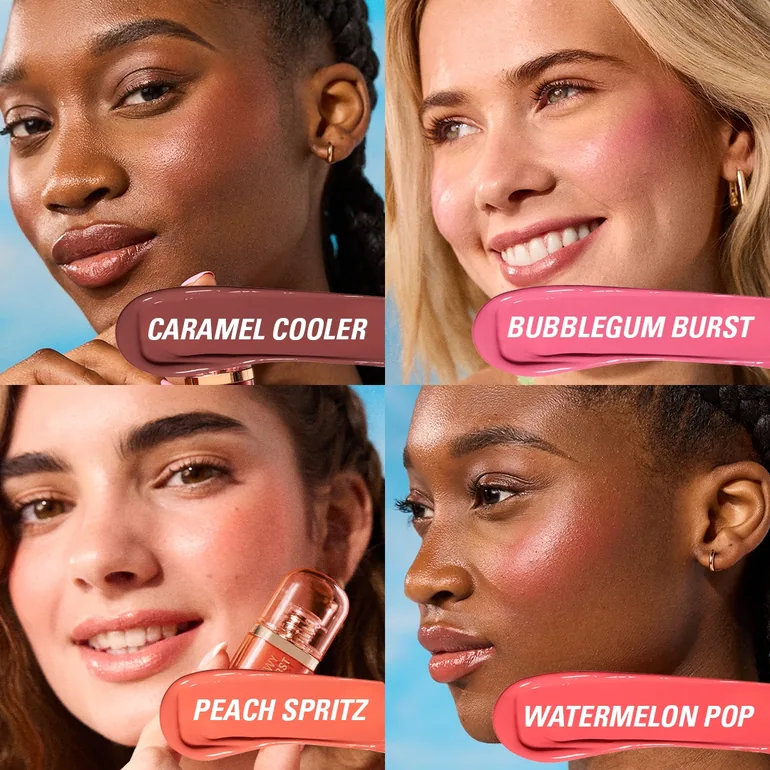 Revolution Superdewy Liquid Blush Burst Caramel Cooler Bronze - 4