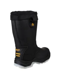 Amblers Steel FS209 Safety Pull On / Womens Ladies Boots / Riggers Safety - Black - 1