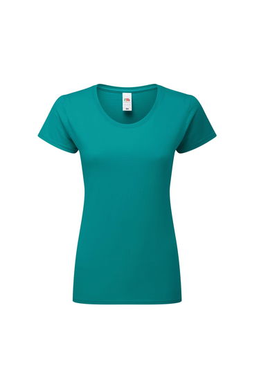 Fruit Of The Loom Womens/Ladies Ringspun Premium T-Shirt - Ocean Teal