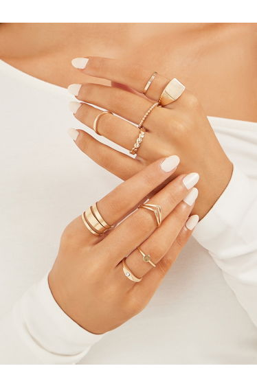 Set of 10 - Assorted Rings