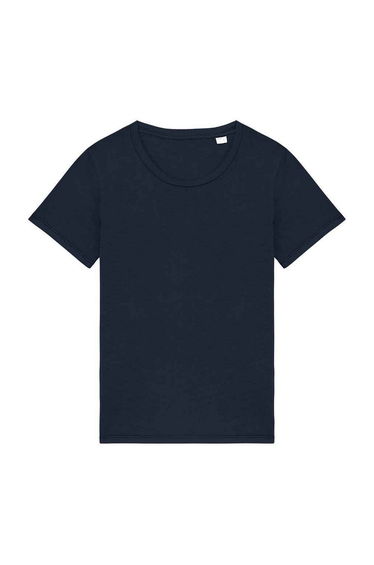 Native Spirit Womens/Ladies Faded Washed T-Shirt - Navy Blue
