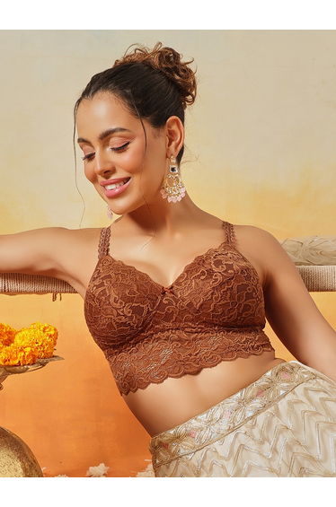 Padded Non-Wired Full Coverage Longline Bralette