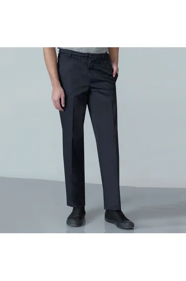 Duke Mens Kingsize Basilio D555 Full Elastic Waist Rugby Trousers - Navy