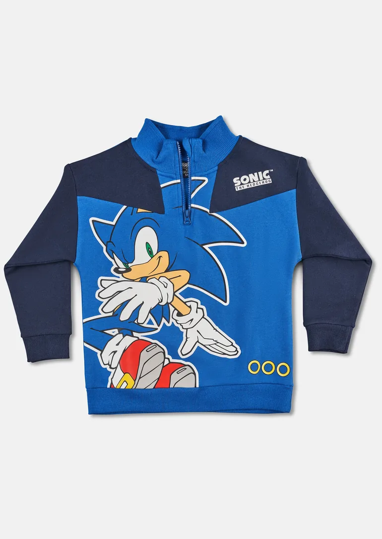 Sonic Graphic Quarter Zip - 3