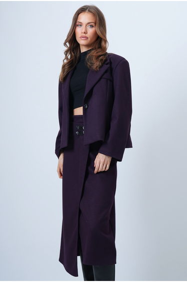 Women's Plum Fleto Oversized Padded Jacket with Pockets and Lining