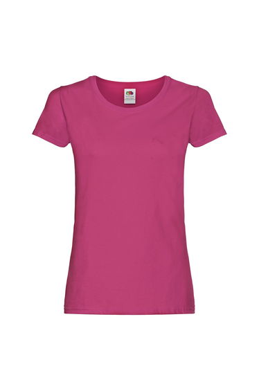 Fruit of the Loom Womens/Ladies Original Lady Fit T-Shirt - Fuchsia