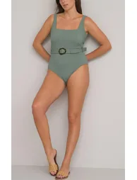 La Redoute Belted Swimsuit