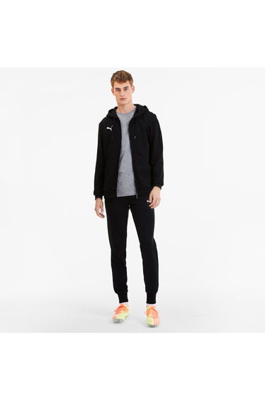 Men's Puma TeamGOAL 23 Casuals Hooded Jacket in Black