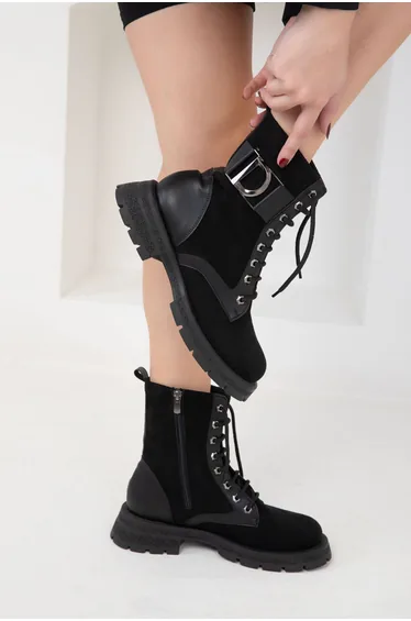 Black Suede Women's Boots & Bootie