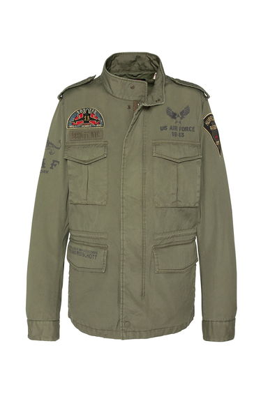 Darden Army Jacket with Badges