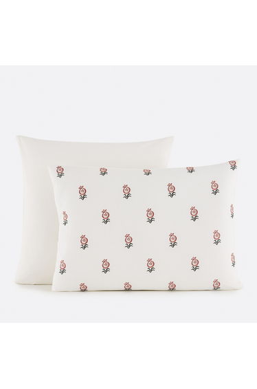 Anda Embroidered Vintage Cotton Pillowcase