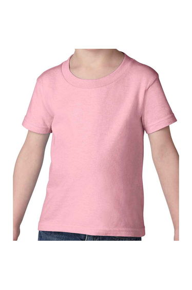 Gildan Childrens/Kids Plain Cotton Heavy T-Shirt - Light Pink